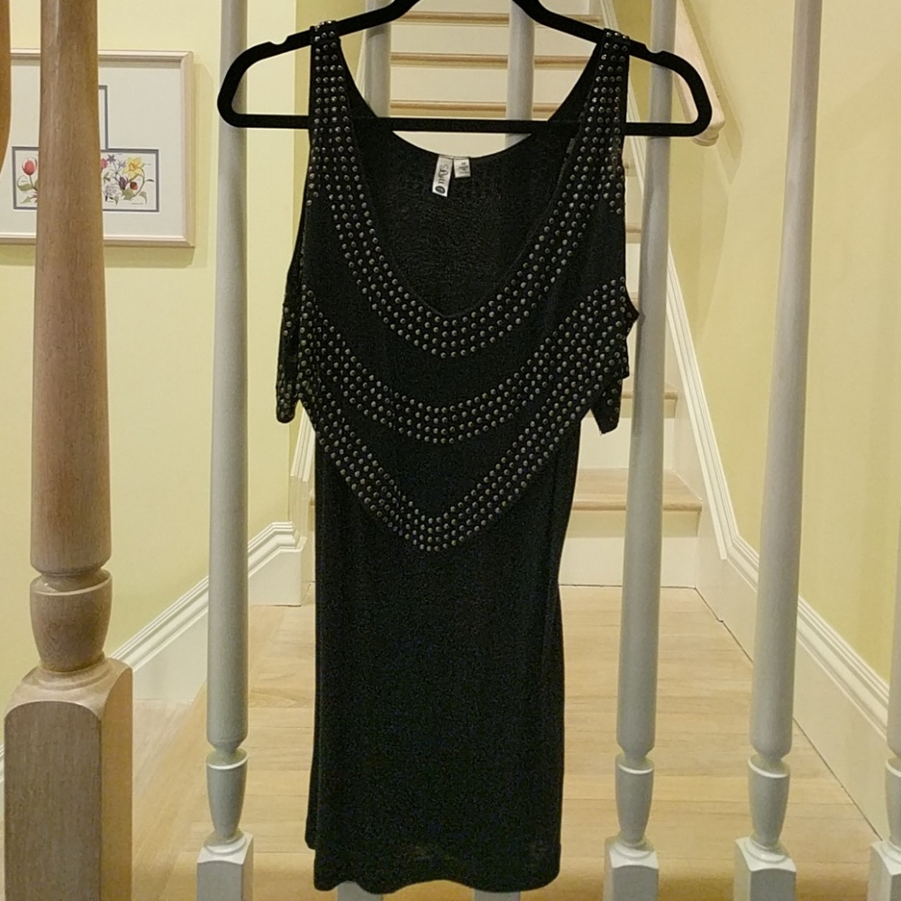Cold Shoulder Studded Tee
